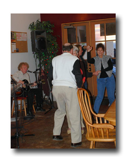 songwriter night at Cafe Aldea